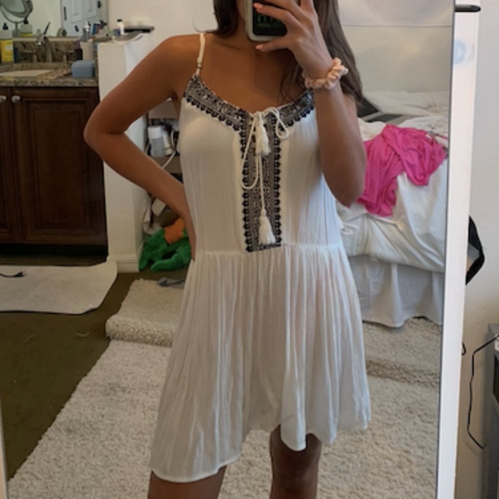 Flowy Linen Beach dress